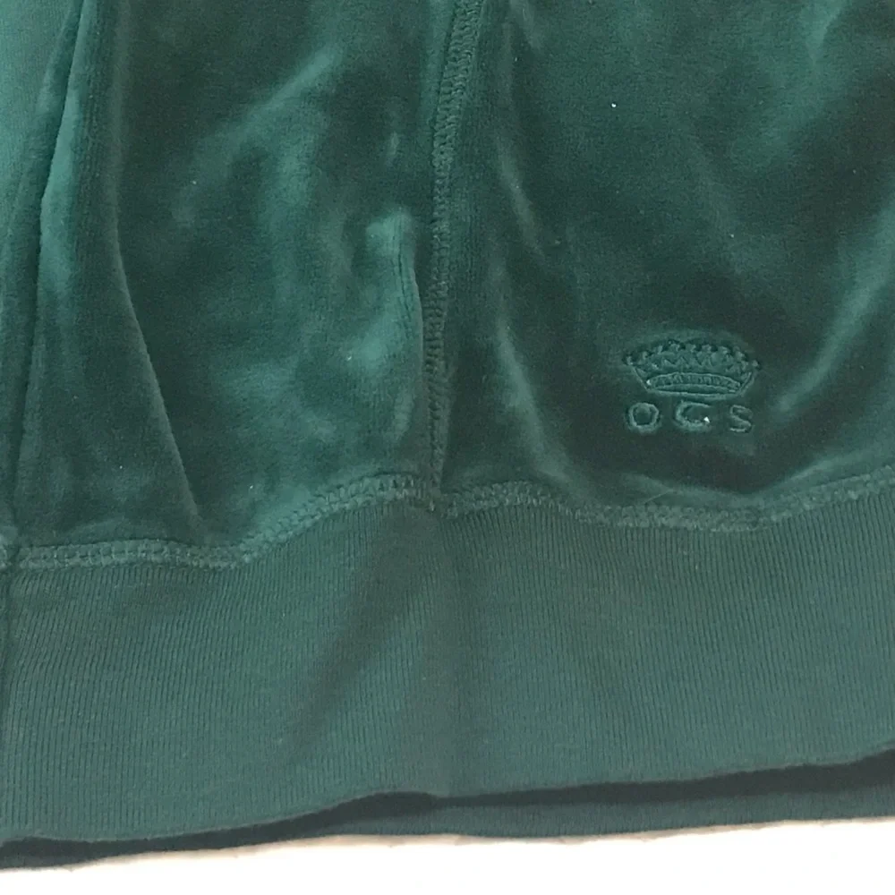 Oleg Cassini 2pc. Velour Track Suit Zipper Jacket Pants Size PS - Picture 6 of 12